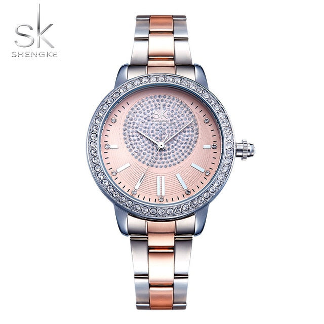 Ladies Rose Gold Quartz Watch