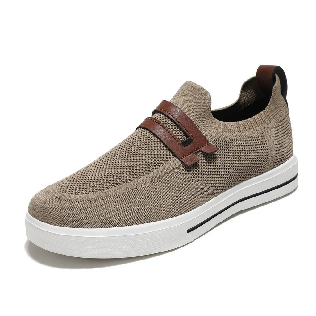 Soft elastic mesh mens shoes