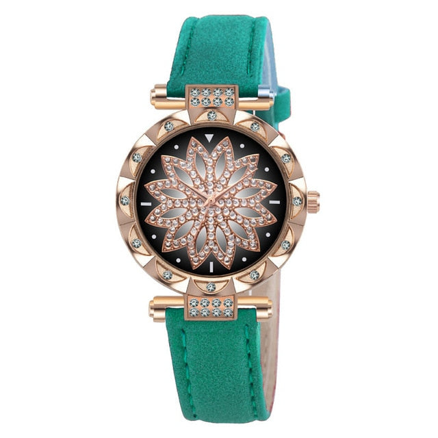 Leather Strap & bracelet set Watch