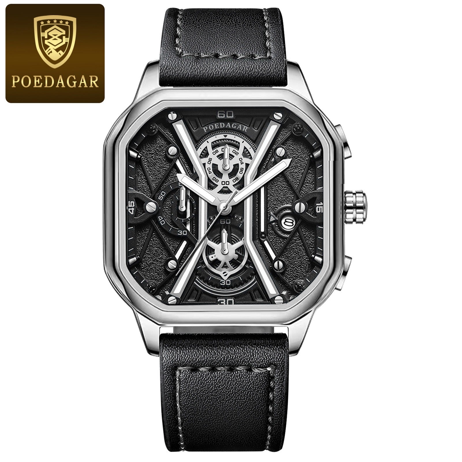 POEDAGAR Mens Luxury Wristwatch