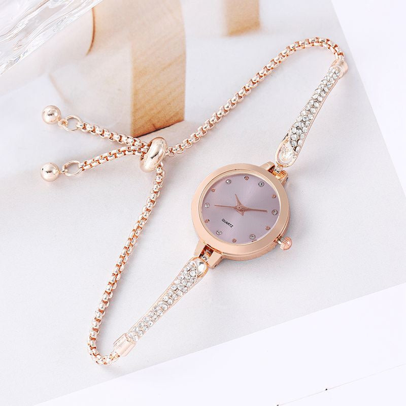Ladies diamond laid bracelet watch