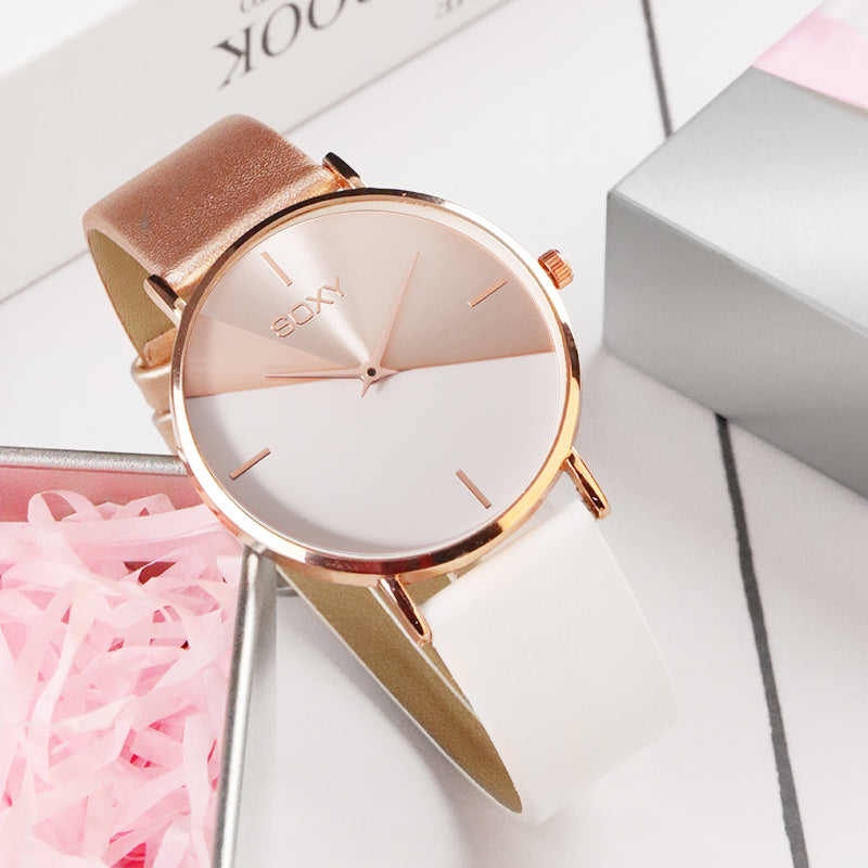 Women's rose gold watch