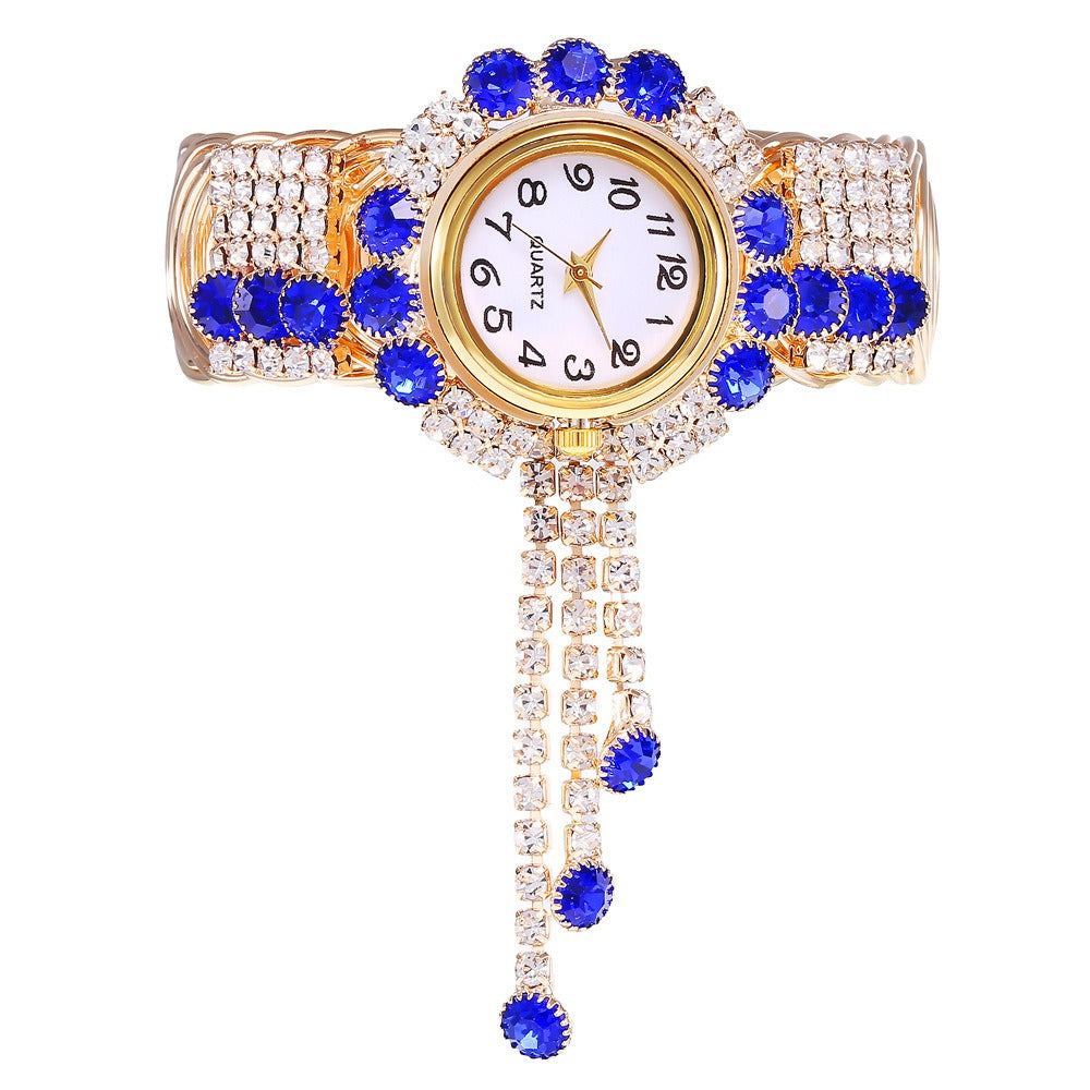 Ladies diamond alloy fashion watch