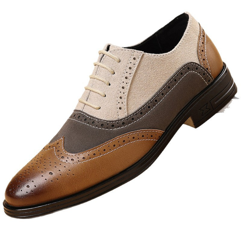 Mens colour-block shoes