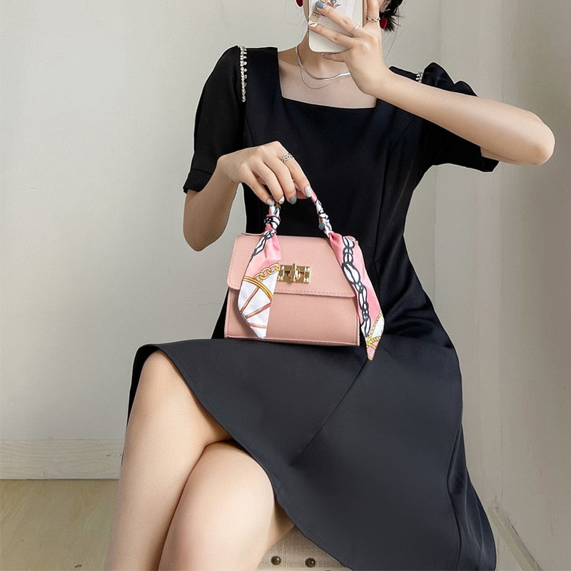 Cute Silk Scarf Handbag