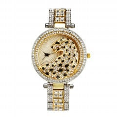 MISSFOX V227 Women's Leopard Quartz Watch