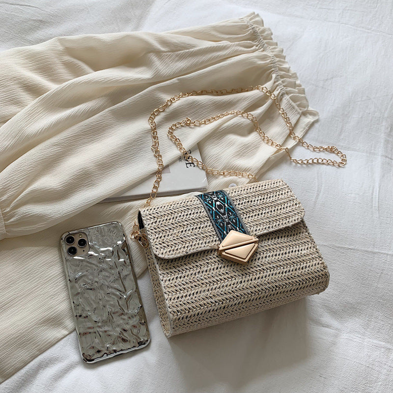 Straw Woven shoulder bag