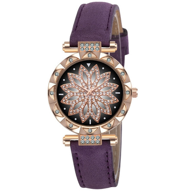 Leather Strap & bracelet set Watch