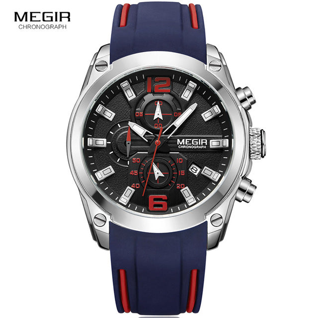 Megir Men's Chronograph Analog Quartz Watch