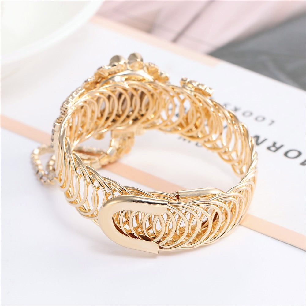 Ladies diamond laid statement watch