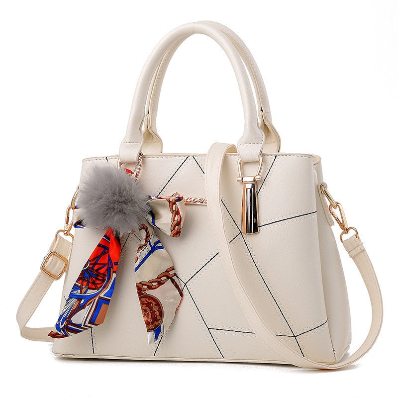 Geometric ladies handbag