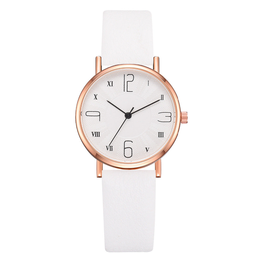 Luxury Fashion Leather Strap Watch