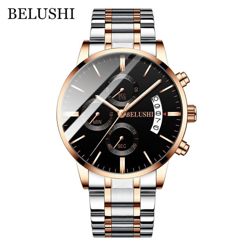 BELUSHI Men's luxury wristwatch