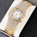 Diamond quartz watch & earing + necklace set