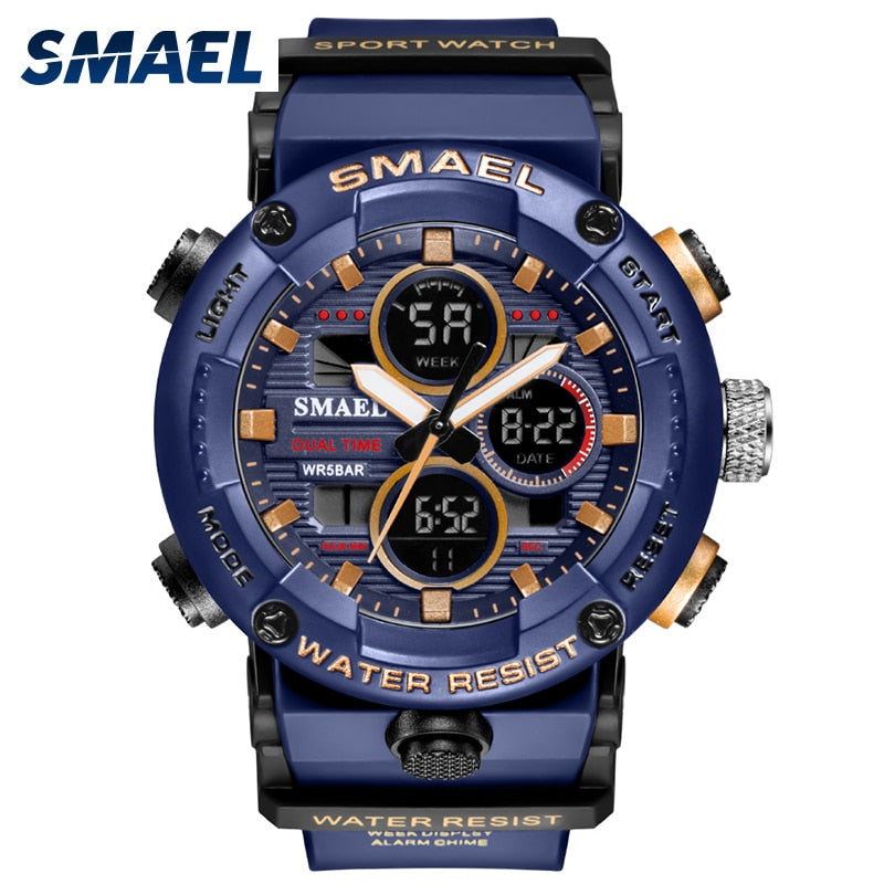 SMAEL 8038 Men's Waterproof LED Watch