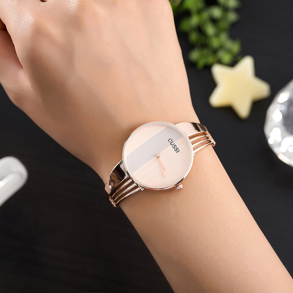 Ladies bracelet quartz watch