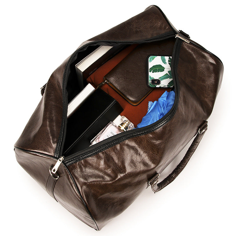 Large capacity PU travel bag