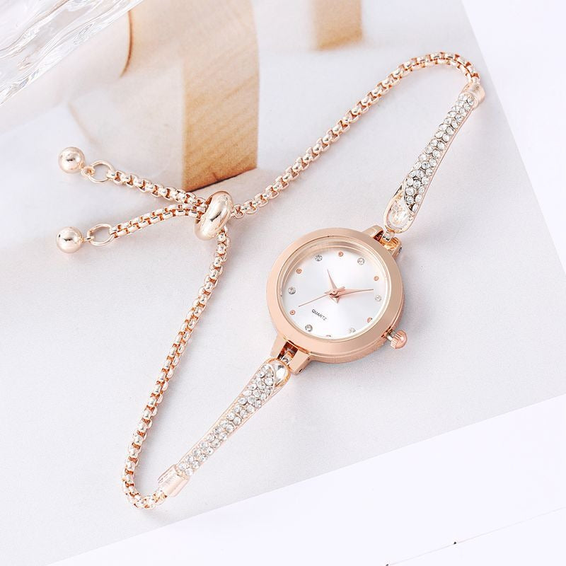 Ladies diamond laid bracelet watch