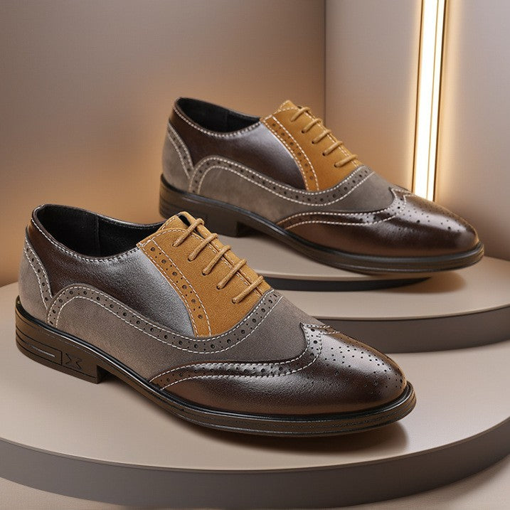 Mens colour-block shoes