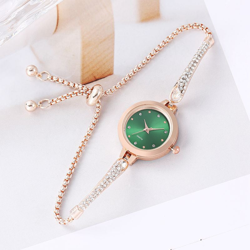 Ladies diamond laid bracelet watch