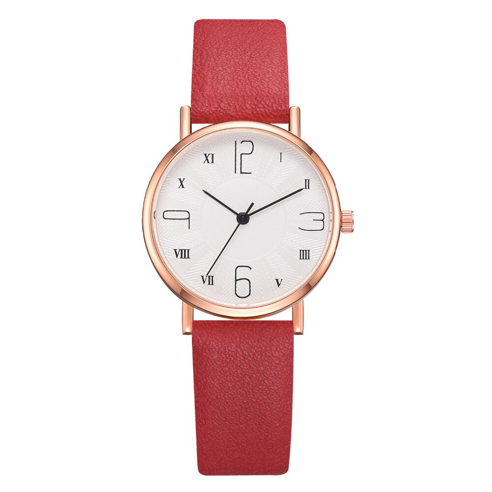 Luxury Fashion Leather Strap Watch