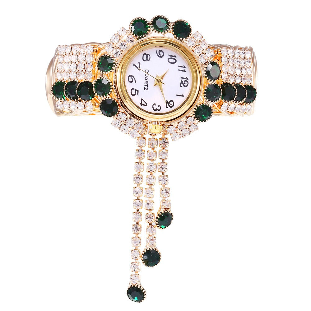 Ladies diamond alloy fashion watch