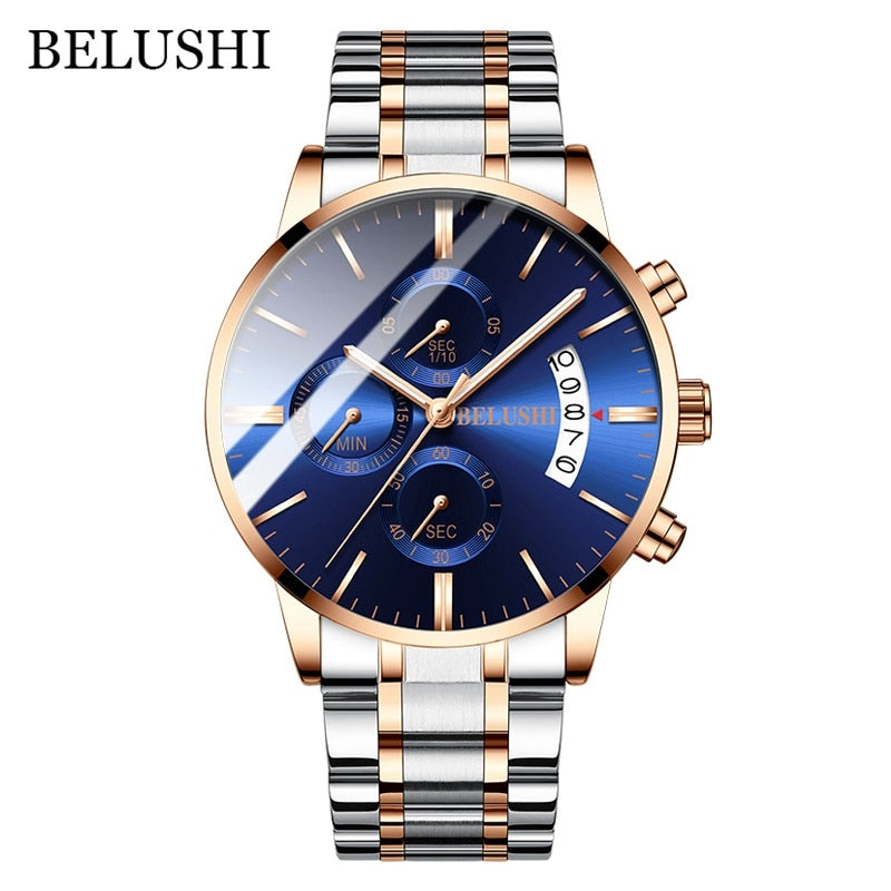 BELUSHI Men's luxury wristwatch