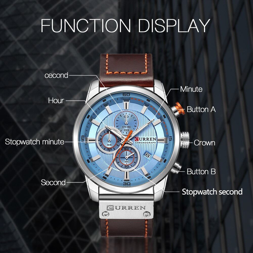 Men's Watches with Chronograph Clock
