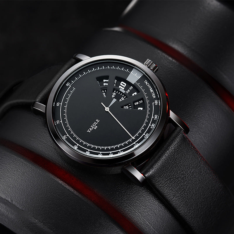 Men's Rotary Non-Mechanical Quartz Watch