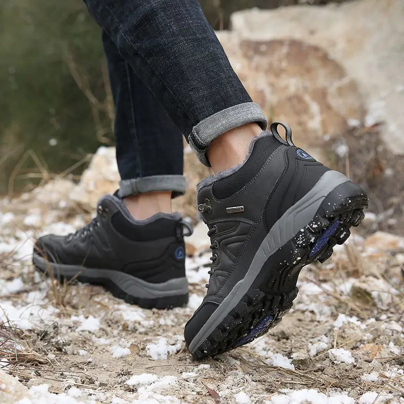 Mens winter plush boots