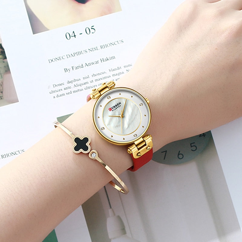 Women Quartz Waterproof Wristwatch