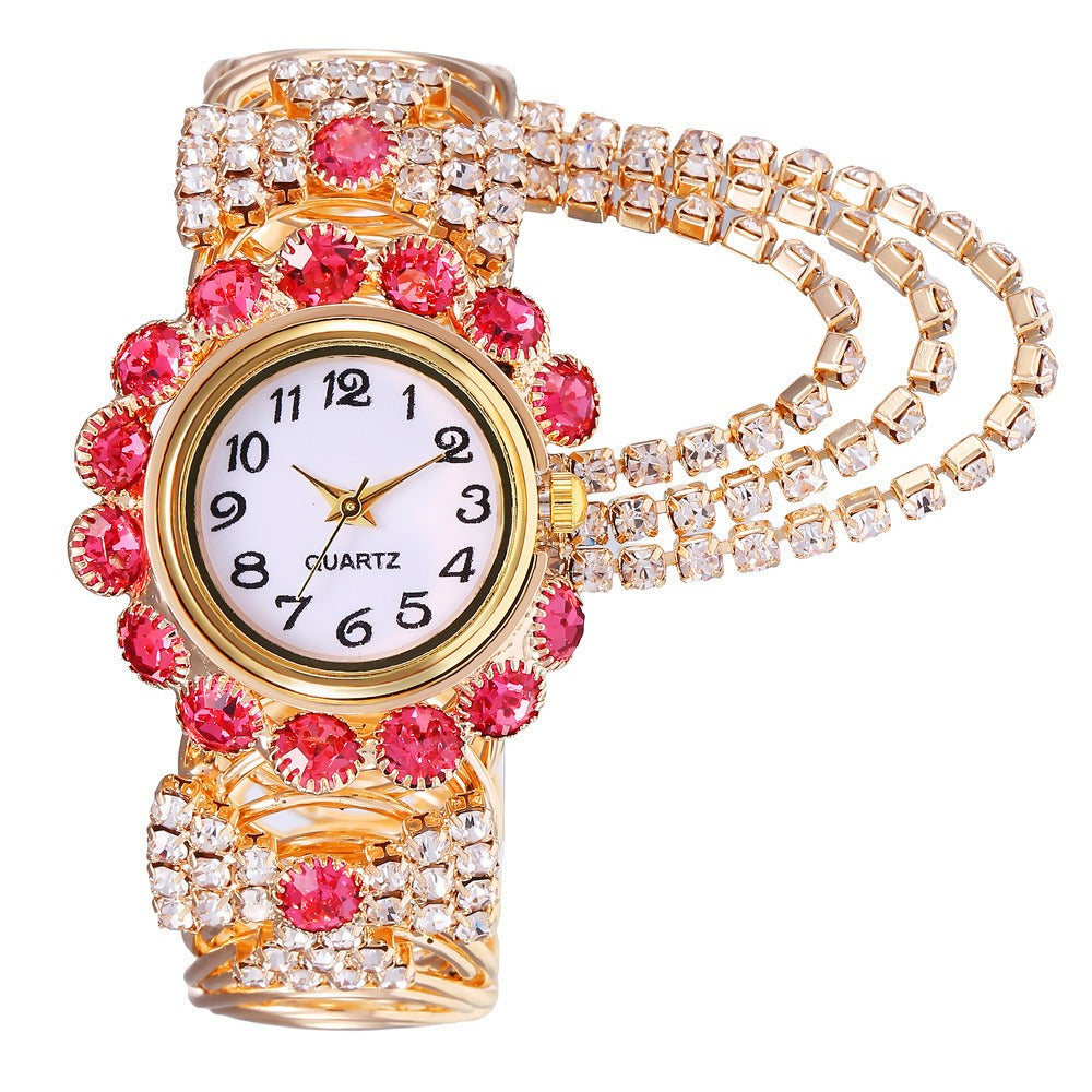 Ladies diamond laid statement watch