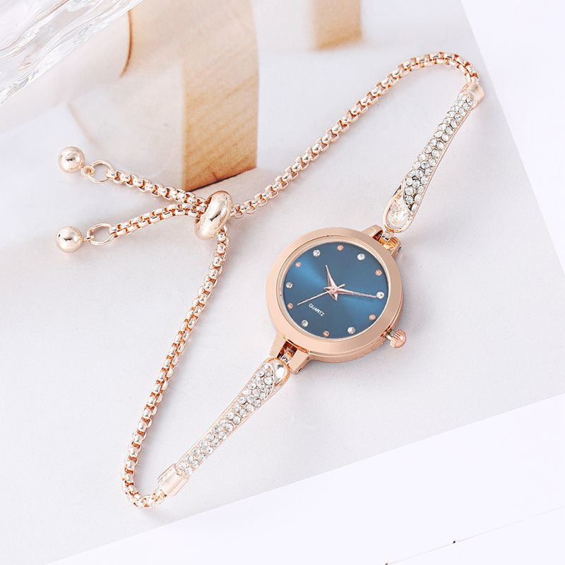 Ladies diamond laid bracelet watch
