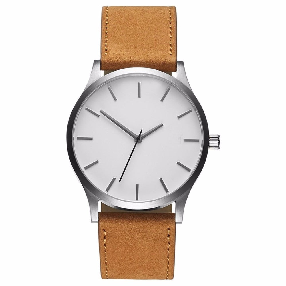 Men's Military Leather Watch