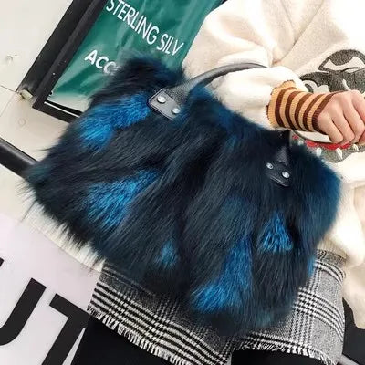 Leather and fur Multicolour Bag