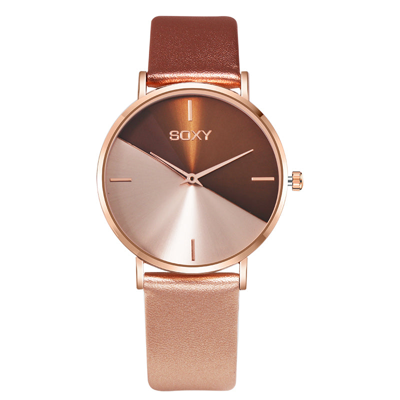 Women's rose gold watch