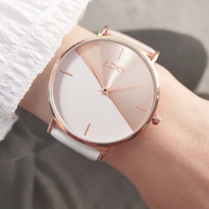 Women's rose gold watch
