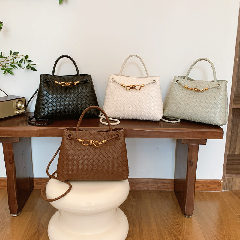 Woven style handbag