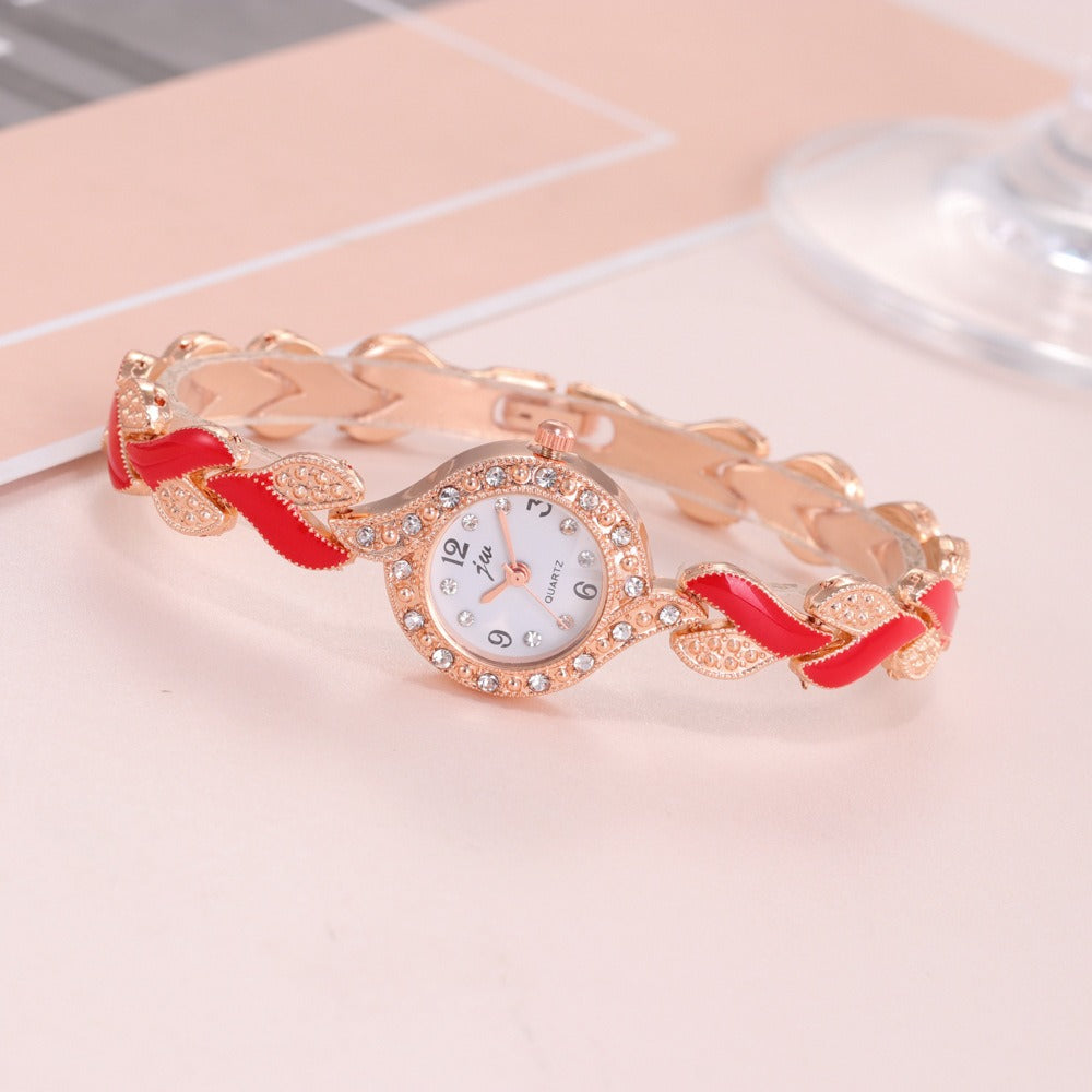 Women's princess set (watch, earrings, necklace, ring)
