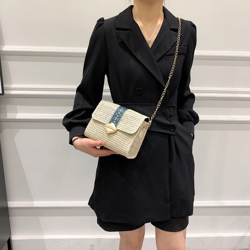 Straw Woven shoulder bag