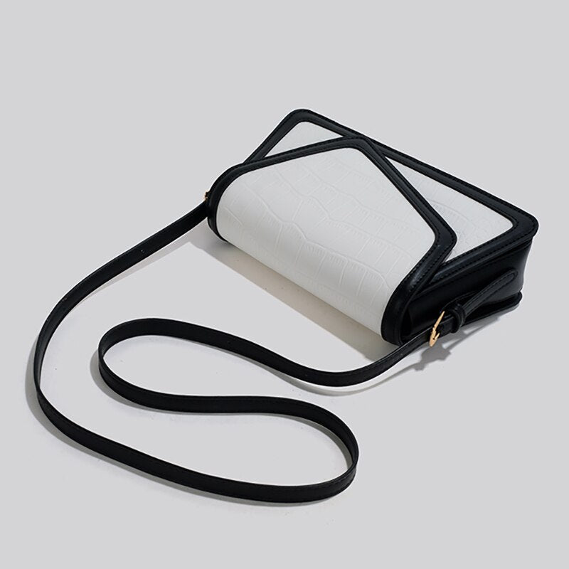 Luxury Contrast Color Handbag
