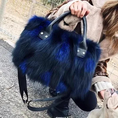 Leather and fur Multicolour Bag