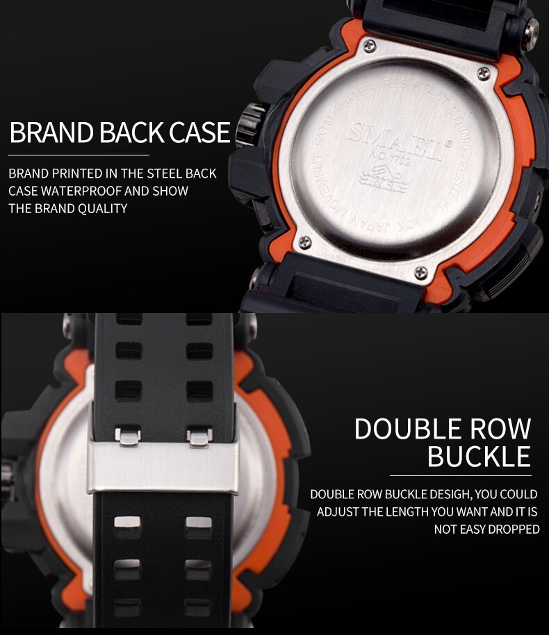 SMAEL 1702 Luxury Sport Watch