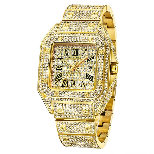 Hip Hop Iced Out Mens Watch