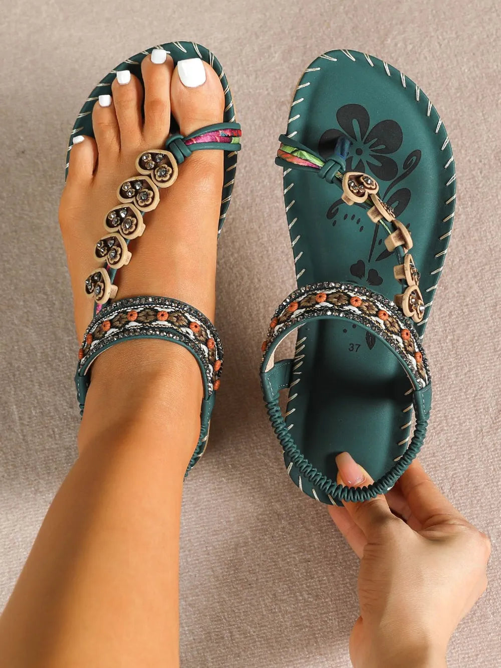 Boho ethnic style sandles
