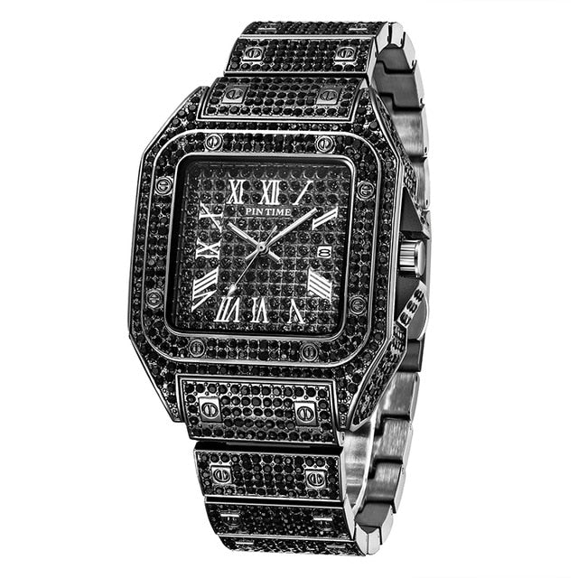Hip Hop Iced Out Mens Watch