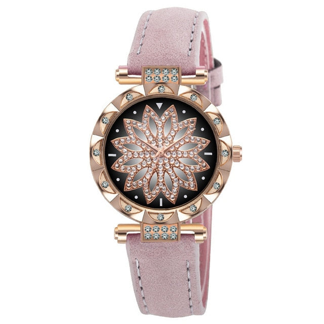 Leather Strap & bracelet set Watch