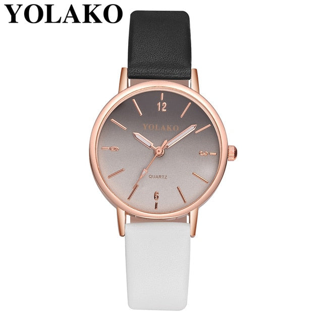 Brand Leather Quartz Watch
