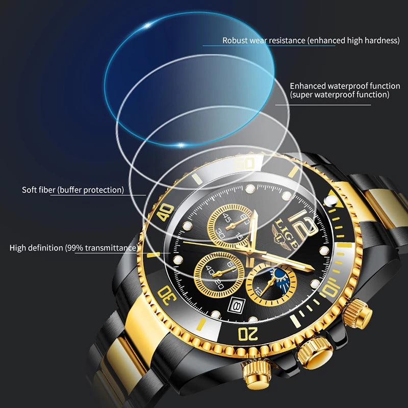 Multifunctional Quartz Men's Watch