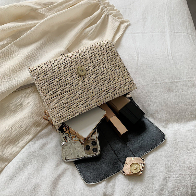 Straw Woven shoulder bag